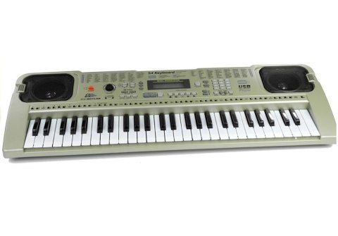 Keyboard MQ807 Organy Pianinko + Mikrofon USB