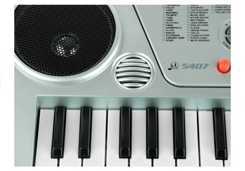 Keyboard MQ5407 Organy 54 Klawisze LCD Ładowarka