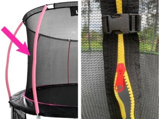 Siatka Wewnętrzna do Trampoliny Sport Max 8ft Różowa