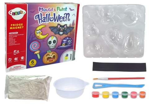 Zestaw DIY Halloween Magnesy Odlewy Gipsowe Dynia