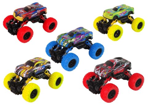 Auto Monster Truck Amortyzatory Gumowe Opony Metal Kolory