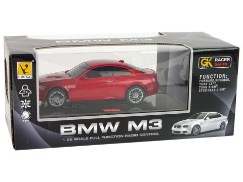 Auto R/C BMW M3 Pilot Światła 1:28 Czerwone