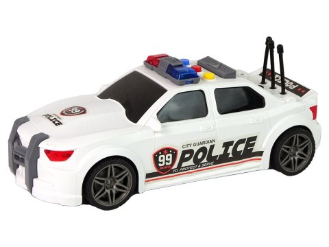 Auto Sportowe Policja 1:16 Biały Dźwięk