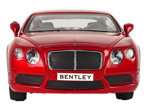 Samochód Bentley 1:24 Napęd Frykcyjny Czerwony