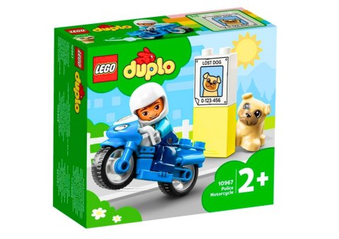 Klocki LEGO DUPLO TOWN Motocykl Policyjny 10967