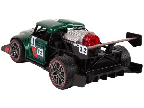 Auto Zdalnie Sterowane Sportowe R/C 1:16 Zielone Para Wodna