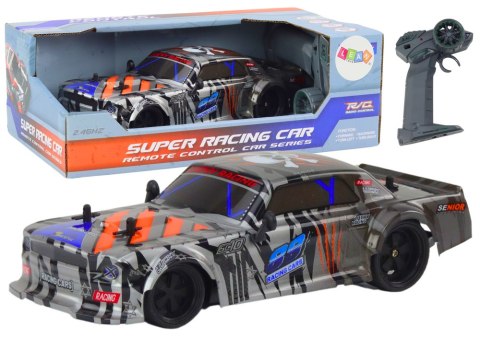 Zdalnie Sterowane Sportowe Auto RC 1:18 Szare