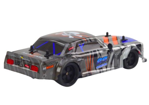 Zdalnie Sterowane Sportowe Auto RC 1:18 Szare