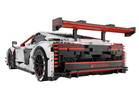 Klocki Konstrukcyjne Auto RC 1:8 Audi R8 GT3 Rastar Białe 3322 Elementy