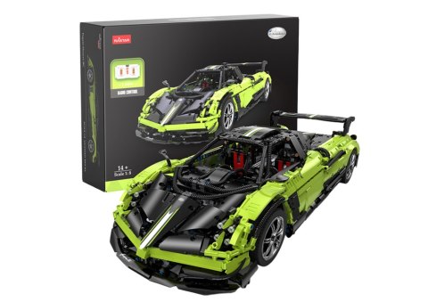 Klocki Konstrukcyjne Auto RC Rastar 1:8 Pagani Huyara BC Zielone 2896 Elementów