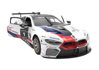 Klocki Konstrukcyjne Auto Rastar RC 1:18 BMW M8 GTE Białe 66 Elementów