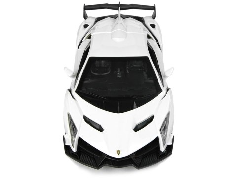 Auto Sportowe R/C 1:24 Lamborghini Veneno Białe 2.4 G Światła