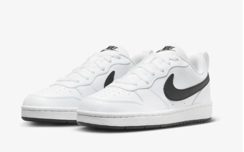 Nike Court Borough Low Recraft GS Białe/Czarne