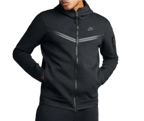 Bluza sportowa Męska Nike Tech Fleece rozpinanaSportowa Czarna CU4489-010