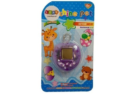 Gra Elektroniczna Tamagotchi Fioletowa z krótkim łańcuszkiem